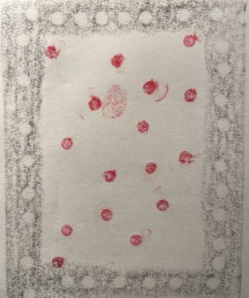 16.01.2025 Papier - paper - papier - papier Matthias Harnisch * Frottage du jour