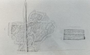 10.06.2024 Papier - paper - papier - papier Matthias Harnisch * Frottage du jour