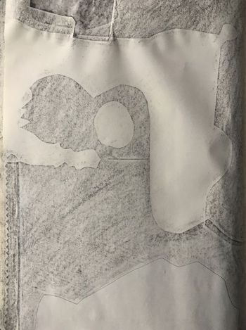 23.01.2020 Papier - paper - papier - papier Matthias Harnisch * Frottage du jour
