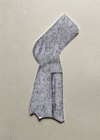 12.04.2024 Papier - paper - papier - papier Matthias Harnisch * Frottage du jour