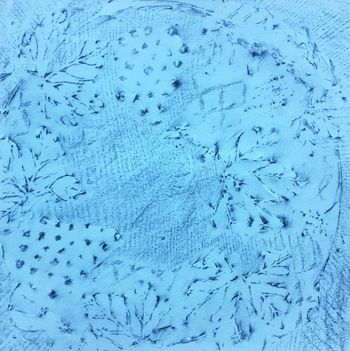19.01.2017 Verschiedene Oberflächen - various surfaces - surfaces différentes - różne powierzchnie Matthias Harnisch - Frottage du jour