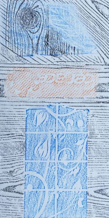 22.12.2022 Verschiedene Oberflächen - various surfaces - surfaces différentes - różne powierzchnie Matthias Harnisch * Frottage du jour