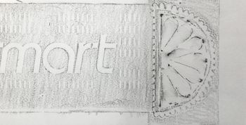 26.04.2017 Verschiedene Oberflächen - various surfaces - surfaces différentes - różne powierzchnie Matthias Harnisch - Frottage du jour