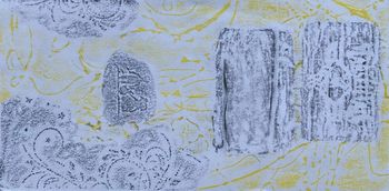 10.02.2023 Verschiedene Oberflächen - various surfaces - surfaces différentes - różne powierzchnie Matthias Harnisch * Frottage du jour