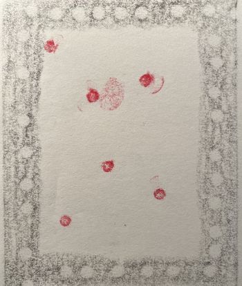 06.01.2025 Papier - paper - papier - papier Matthias Harnisch * Frottage du jour