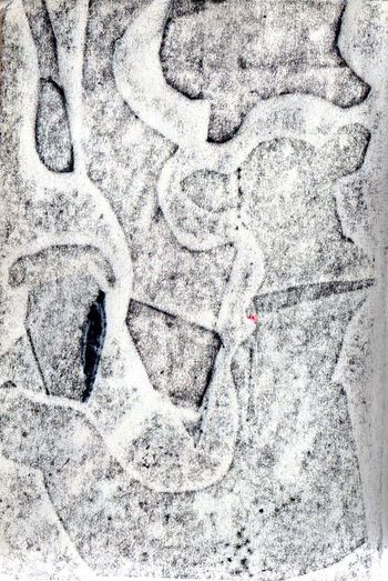 11.07.2024 Papier - paper - papier - papier Matthias Harnisch * Frottage du jour