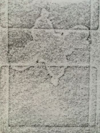 06.03.2020 Papier - paper - papier - papier Matthias Harnisch * Frottage du jour