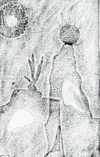 27.06.2026 Papier - paper - papier - papier Matthias Harnisch * Frottage du jour