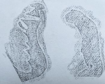 13.11.2024 Papier - paper - papier - papier Matthias Harnisch * Frottage du jour