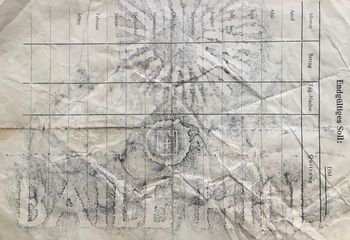 26.05.2017 Gedenkstein - commemorative stone - monument commémoratif - kamień pamiątkowy Matthias Harnisch - Frottage du jour
