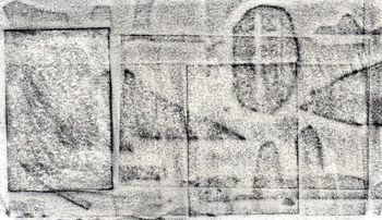 13.08.2023 Verschiedene Oberflächen - various surfaces - surfaces différentes - różne powierzchnie Matthias Harnisch * Frottage du jour