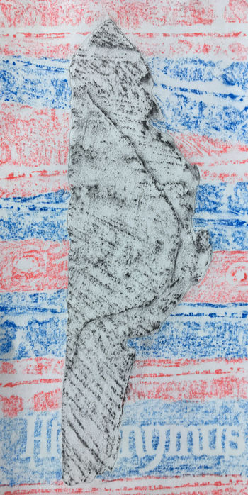 29.03.2018  Verschiedene Oberflächen - various surfaces - surfaces différentes - różne powierzchnie Matthias Harnisch - Frottage du jour