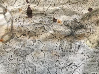 29.09.2017 Verschiedene Oberflächen - various surfaces - surfaces différentes - różne powierzchnie Matthias Harnisch - Frottage du jour