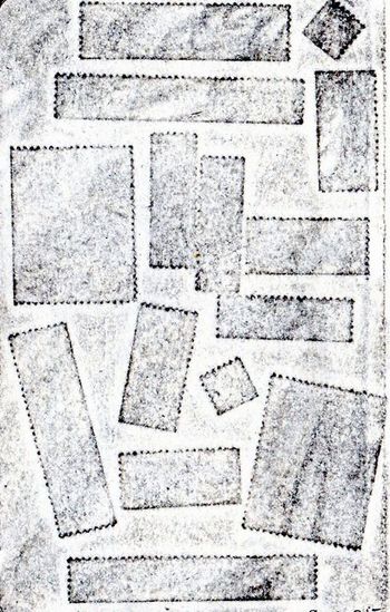 23.01.2026 Briefmarken - stamps - timbres - znaczki Matthias Harnisch * Frottage du jour