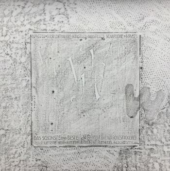 18.10.2017 Verschiedene Oberflächen - various surfaces - surfaces différentes - różne powierzchnie Matthias Harnisch - Frottage du jour