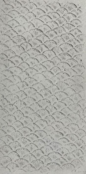 11.07.2023 Kunststoff - synthetic material - matière plastique - tworzywo Matthias Harnisch * Frottage du jour