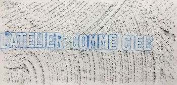 16.11.2020 Bucheinband/Wandputz - book cover/wall plaster - couvre-livres/crépi - okładka książki/tynk Matthias Harnisch * Frottage du jour