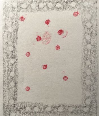 10.01.2025 Papier - paper - papier - papier Matthias Harnisch * Frottage du jour