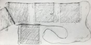 11.12.2020 Papier/Schnur - paper/string - papier/ficelle - papier/sznurek Matthias Harnisch * Frottage du jour