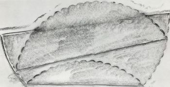 13.11.2021 Papier - paper - papier - papier Matthias Harnisch * Frottage du jour
