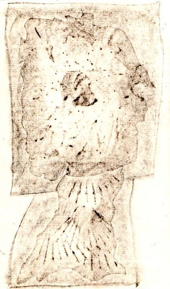 17.03.2026 Papier - paper - papier - papier Matthias Harnisch * Frottage du jour