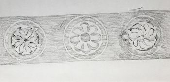 24.04.2017 Holzrahmen - wooden frame - cadre de bois - rama drewniana Matthias Harnisch - Frottage du jour