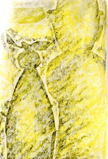 26.05.2024 Papier - paper - papier - papier Matthias Harnisch * Frottage du jour