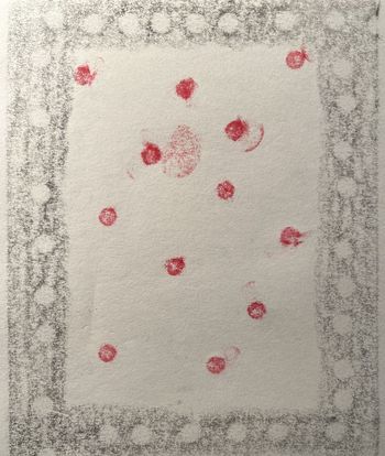 12.01.2025 Papier - paper - papier - papier Matthias Harnisch * Frottage du jour