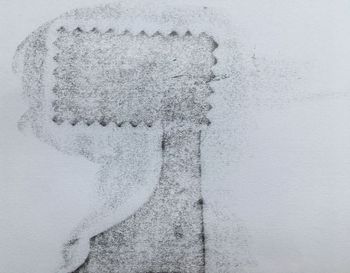 02.06.2021 Papier - paper - papier - papier Matthias Harnisch * Frottage du jour