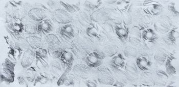 11.05.2023 Kunststoff - synthetic material - matière plastique - tworzywo Matthias Harnisch * Frottage du jour