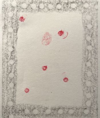 05.01.2025 Papier - paper - papier - papier Matthias Harnisch * Frottage du jour