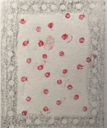 27.01.2025 Papier - paper - papier - papier Matthias Harnisch * Frottage du jour