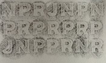 25.04.2026 Papier - paper - papier - papier Matthias Harnisch * Frottage du jour
