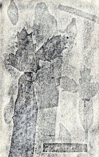 21.01.2024 Papier - paper - papier - papier Matthias Harnisch * Frottage du jour