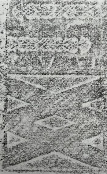 18.04.2024 Bucheinband - book cover - couvre-livres - okładka książki Matthias Harnisch * Frottage du jour