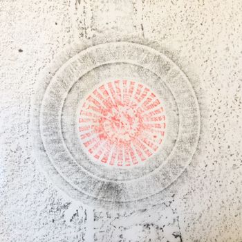 27.01.2017 Verschiedene Oberflächen - various surfaces - surfaces différentes - różne powierzchnie Matthias Harnisch - Frottage du jour