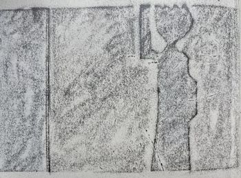 03.07.2023 Papier - paper - papier - papier Matthias Harnisch * Frottage du jour