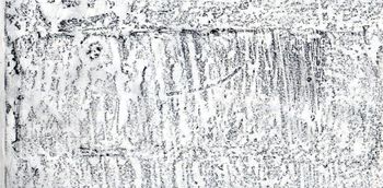 26.04.2022 Travertin - travertine - travertin - trawertyn Matthias Harnisch * Frottage du jour