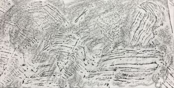 14.07.2021 Papier/Farbe - paper/paint - papier/peinture - papier/farba Matthias Harnisch * Frottage du jour