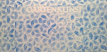 17.06.2016 Untersetzer/Bucheinband - trivet/book cover - dessous-de-plat/couvre-livres - podstawka/okładka książki Matthias Harnisch - Frottage du jour