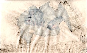 28.03.2026 Papier - paper - papier - papier Matthias Harnisch * Frottage du jour