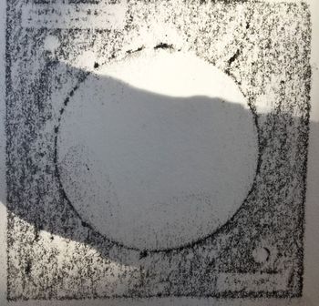 18.09.2021  Kunststoff  - synthetic material - matière plastique - tworzywo Matthias Harnisch * Frottage du jour