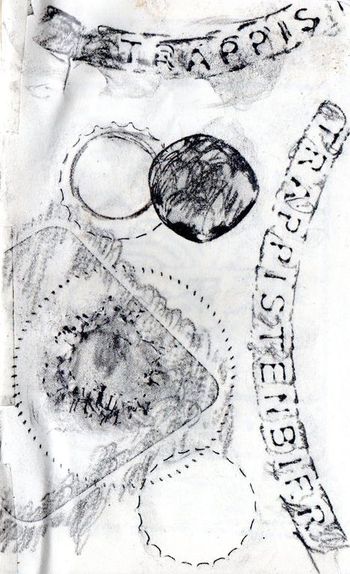 07.11.2025 Verschiedene Oberflächen - various surfaces - surfaces différentes - różne powierzchnie Matthias Harnisch * Frottage du jour