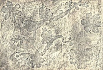 05.03.2025 Papier - paper - papier - papier Matthias Harnisch * Frottage du jour
