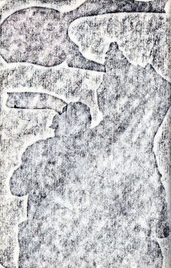 06.04.2024 Papier - paper - papier - papier Matthias Harnisch * Frottage du jour