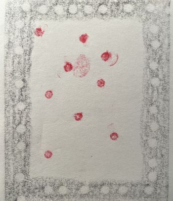 09.01.2025 Papier - paper - papier - papier Matthias Harnisch * Frottage du jour