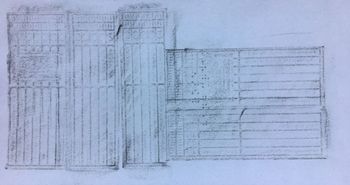 02.04.2021 Pappe - cardboard - carton - karton Matthias Harnisch * Frottage du jour