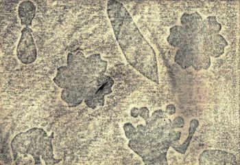 03.03.2025 Papier - paper - papier - papier Matthias Harnisch * Frottage du jour