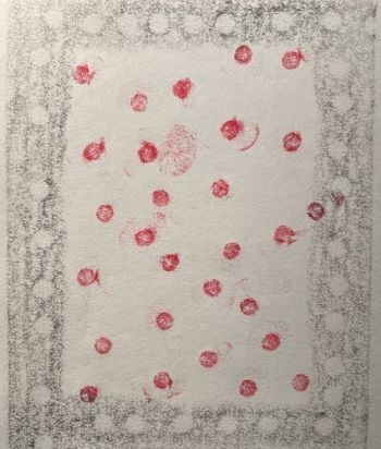 28.01.2025 Papier - paper - papier - papier Matthias Harnisch * Frottage du jour