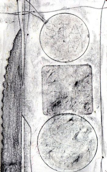 08.11.2025 Verschiedene Oberflächen - various surfaces - surfaces différentes - różne powierzchnie Matthias Harnisch * Frottage du jour